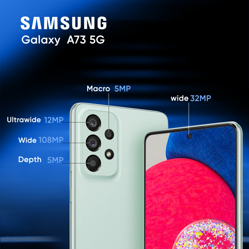 گوشی موبایل سامسونگ مدل Galaxy A73 5G SM-A736B/DS دو سیم کارت ظرفیت 128 گیگابایت و رم 8 گیگابایت