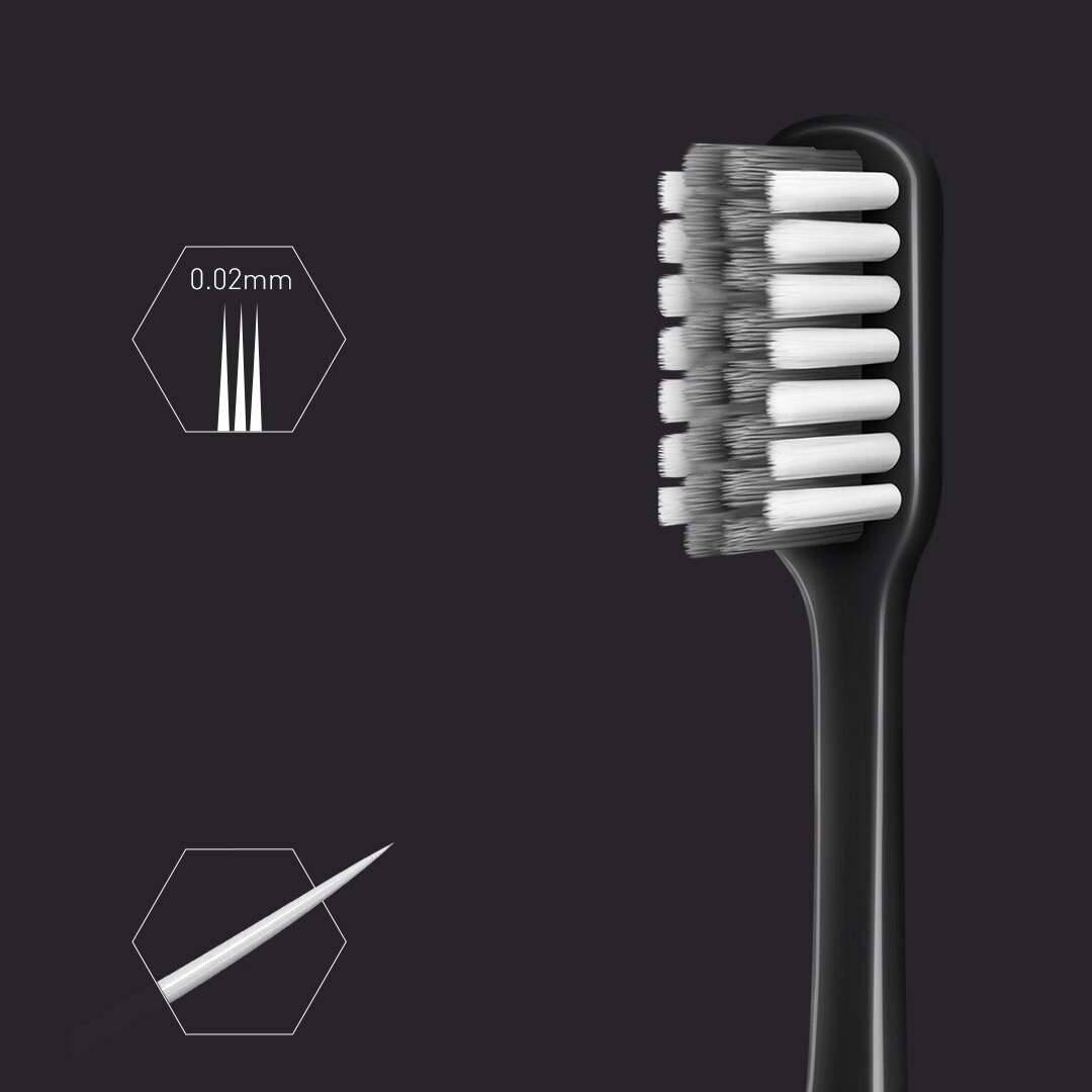 مسواک شیائومی با پک 4 عددی Dr.Bei Bass Toothbrush (Bamboo) 4pcs
