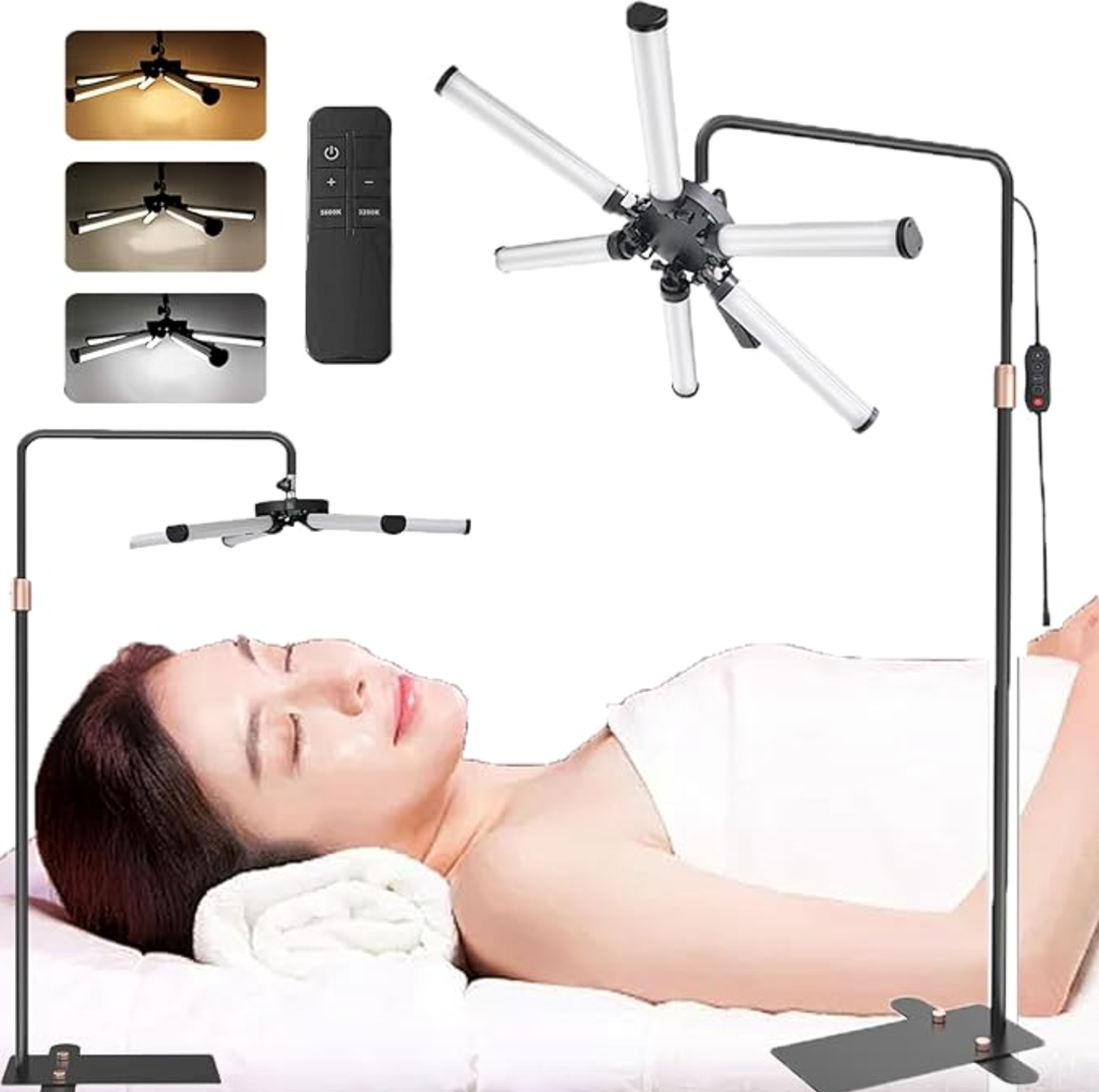 LED شش بازویی مخصوص فیلم برداری و سالن های زیبایی مدل M26X همراه با پایه