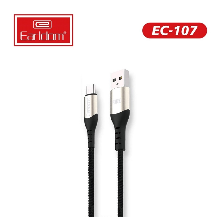 کابل تبدیل USB به USB -C ارلدام مدل EC-107C طول 1 متر