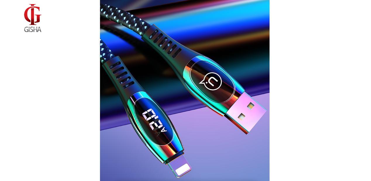 کابل تبدیل USB به لایتنینگ یوسمز مدل US-SJ368 طول 1.2 متر