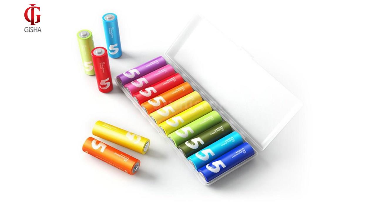 باتری قلمی و نیم قلمی آلکالاین شیاومی مدل ZI5  و ZI7 بسته 20 عددی