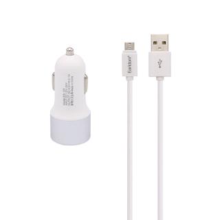 شارژر فندکی ارلدام مدل Earldom ES-123 به همراه کابل تبدیل Micro USB
