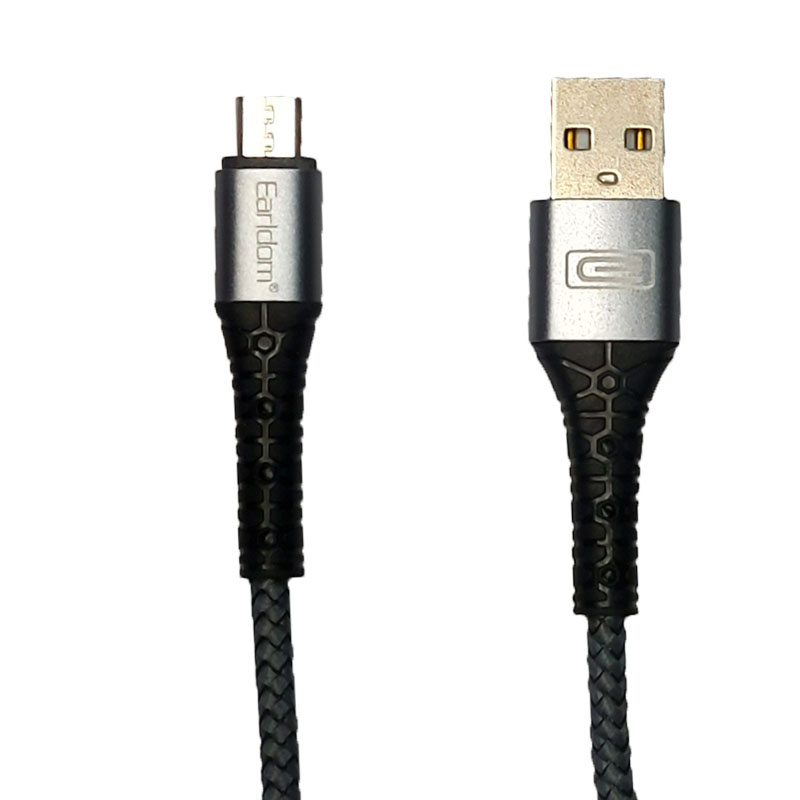 کابل تبدیل USB به microUSB ارلدام مدل EC-091M طول 1 متر