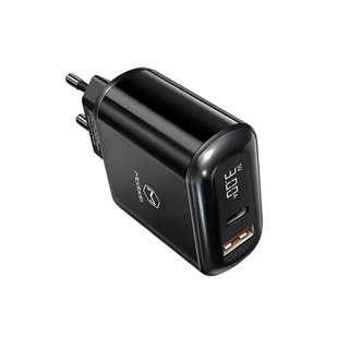 شارژر دیواری مک دودو مدل MCDODO CH-7170 دارای فناوری QC 3.0 با توان 18 وات و دو درگاه خروجی USB-A و Type-C